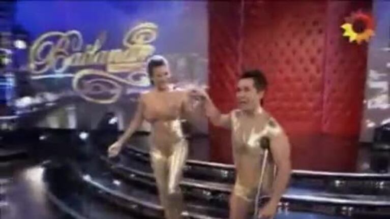 Valeria Archimó y Reinaldo Ojeda: impactante coreografía en la bio-esfera de Bailando 2012