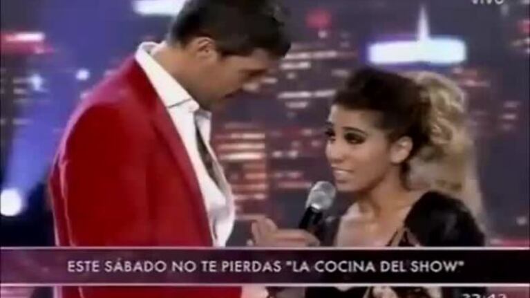 Cinthia Fernández disfrazó a Marcelo Tinelli y habló de Iván Pillud