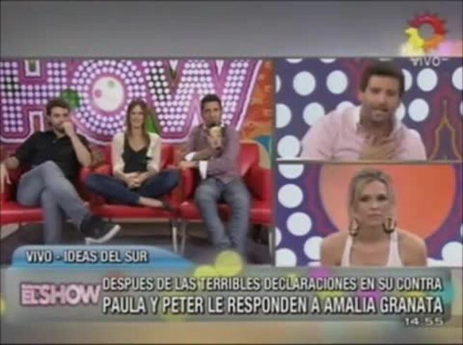 Peter Alfonso y Paula Chaves: dura respuesta a Amalia Granata