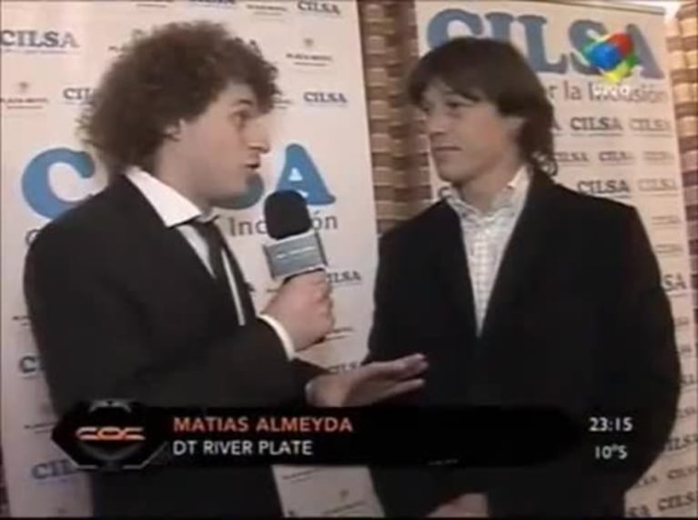 Matías Almeyda (con humor) a Rulo, el notero de CQC: “Sos medio pelot...”