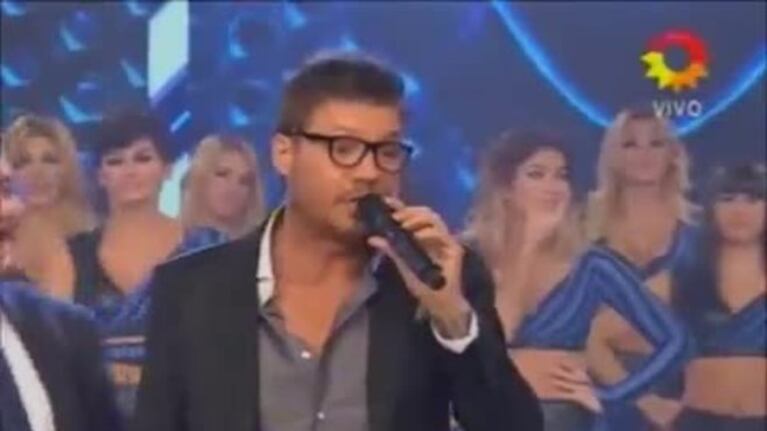 Tinelli presentó a un canguro para reemplazar a Arturo... ¡y mirá la "voladora" reacción del Oso!