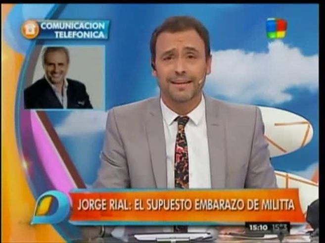 La reacción de Jorge Rial cuando le preguntaron en Intrusos por la tapa de Caras con Agustina Kämpfer