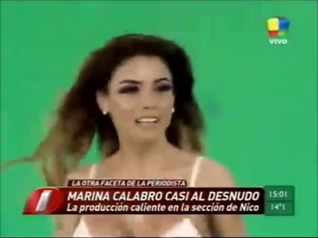 El backstage de Marina Calabró, la Muñeca Bus