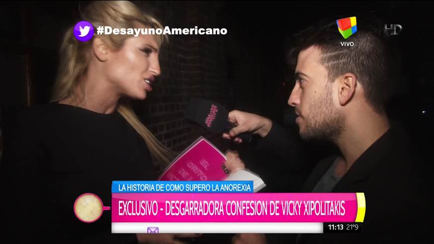 El desgarrador testimonio de Vicky Xipolitakis de su anorexia en la adolescencia