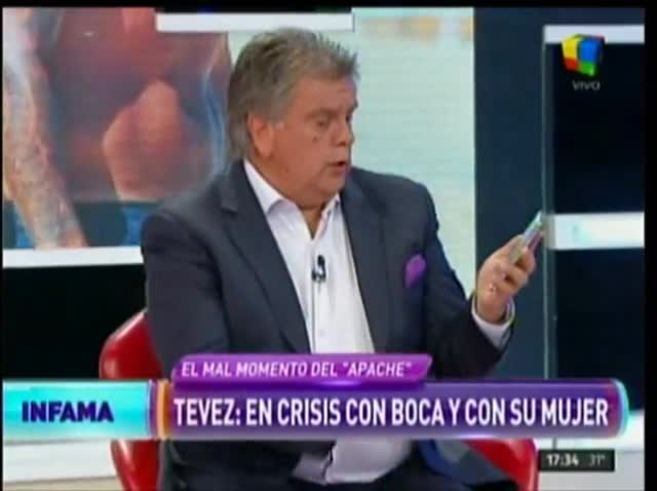 La reacción de Tevez con Ventura por WhatsApp cuando se enteró de los rumores de crisis: mirá el video