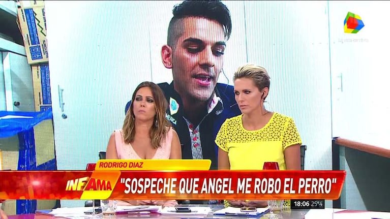 Rodrigo Díaz se peleó con un amigo en las puertas de América al que acusó de robarle su perro