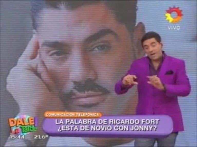 Ricardo Fort: "No salgo con gays, mis parejas siempre fueron heterosexuales que tuvieron onda nada más que conmigo"