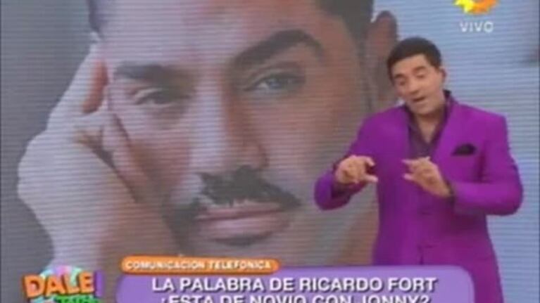 Ricardo Fort: "No salgo con gays, mis parejas siempre fueron heterosexuales que tuvieron onda nada más que conmigo"