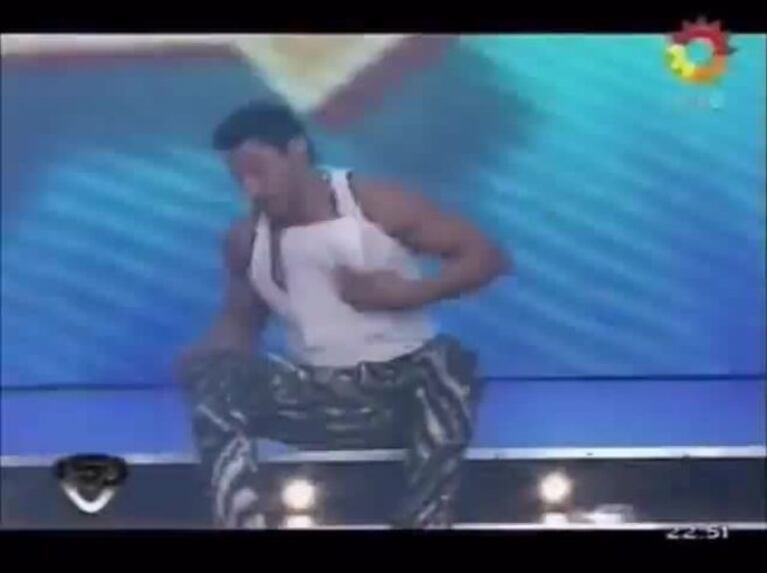 Tito Speranza, enojadísimo en Bailando 2011