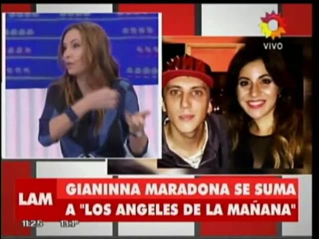 La reacción de Gianinna Maradona cuando le preguntaron por la relación de Jimena Barón y Daniel Osvaldo