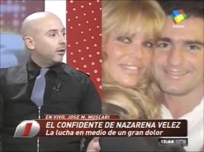 José María Muscari confirmó el regreso de Nazarena Vélez: "Va a salir a laburar aunque tiene que pagar las deudas"