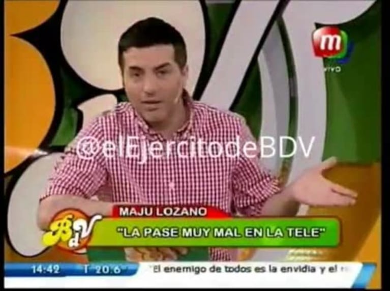 Maju Lozano: “Con Gastón Portal la relación es nula, hay abogados de por medio”