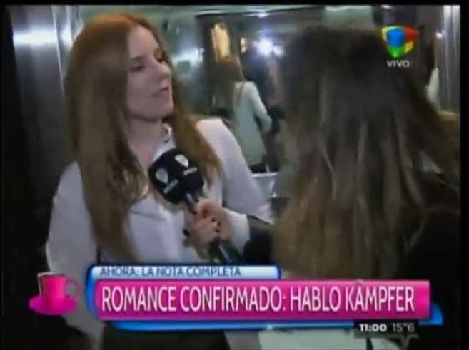 La reacción de Agustina Kämpfer en Desayuno Americano al ver la tapa de Paparazzi con la confirmación de su romance con Jorge Rial