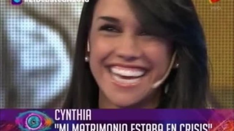 El abrazo de Cynthia y Lucas en El Debate de Gran Hermano 2016