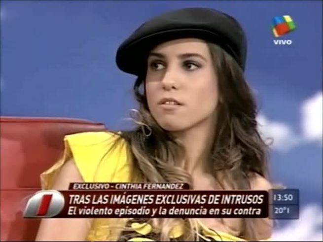 Cinthia Fernández se quebró en Intrusos: “A mi nadie me pidió disculpas y me toquetearon toda” 