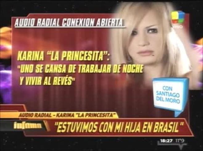 Las Princesita Karina: “Trabajé diez años, ya me siento cansada”