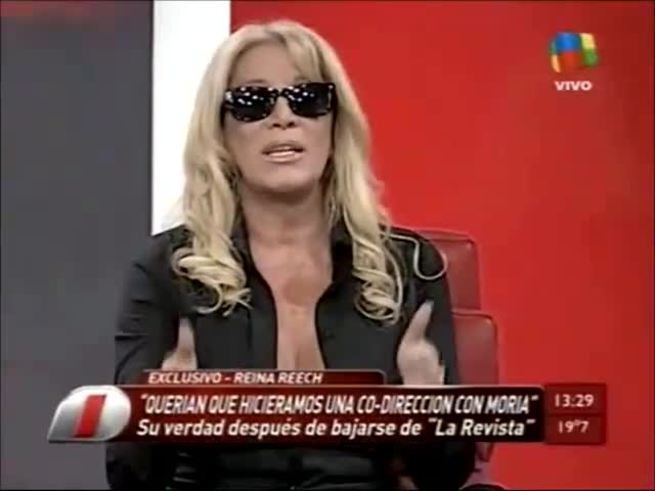 Reina Reech: "Moria Casán me serruchó el piso"