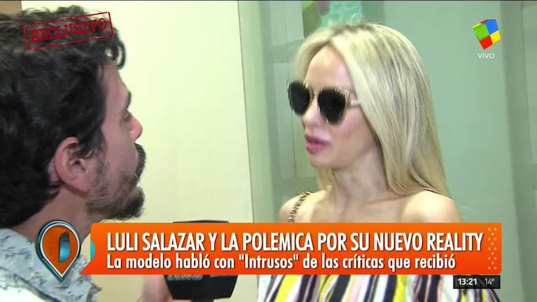 Luciana Salazar se defendió de las críticas por el reality sobre el nacimiento de su hija