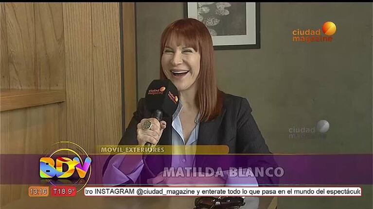 Matilda Blanco: "Todo o que se pone Pampita se vende"