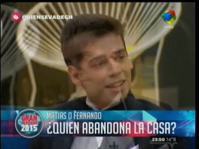 Fernando, eliminado de Gran Hermano 2015