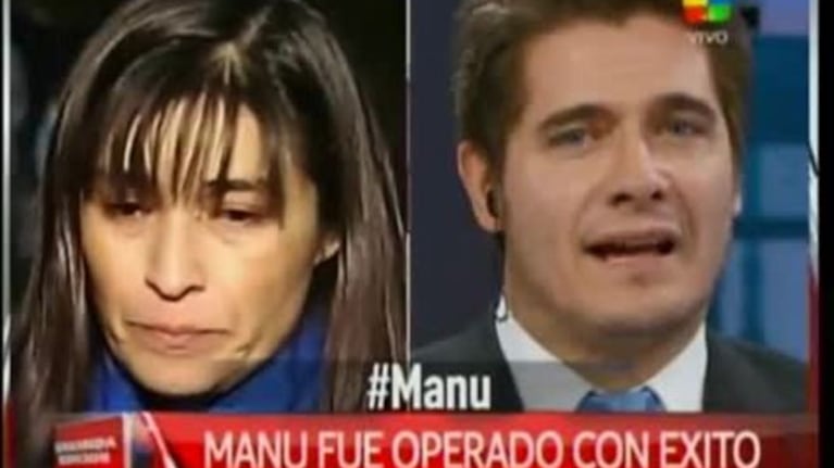 Guillermo Andino se quebró al aire