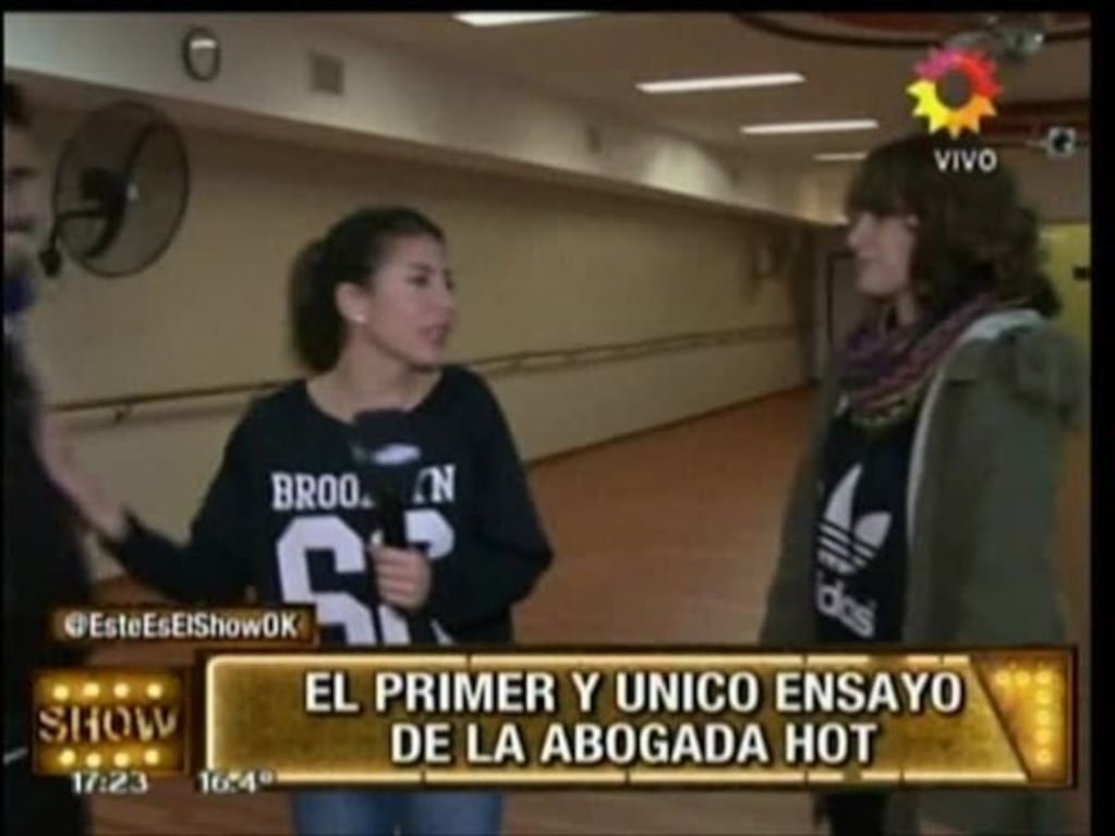 El primer ensayo de la abogada hot para el Bailando 2016