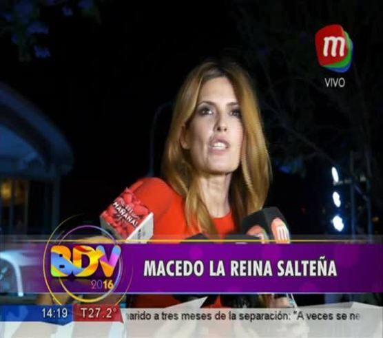 La reacción de Isabel Macedo cuando le preguntaron por su hermana