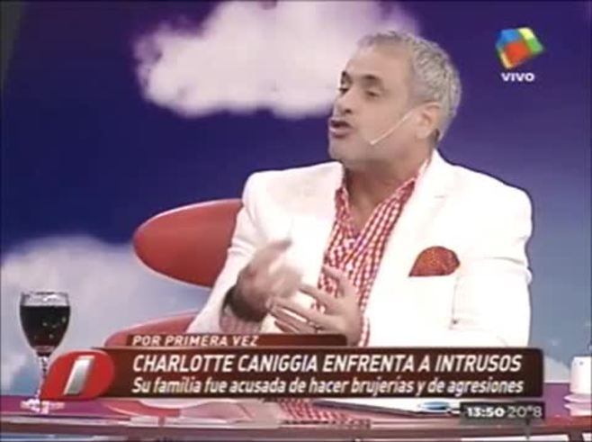El video de Charlotte Caniggia revelando sus secretos familiares en Intrusos