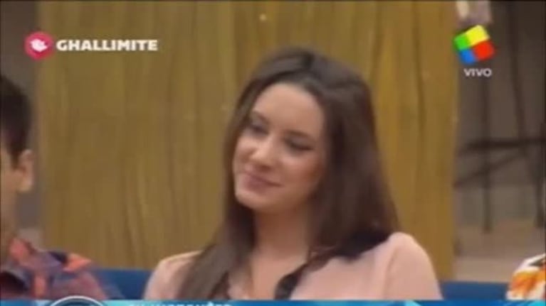 Rial, blanco de un incómodo comentario en GH tras limpiarse el beso de Zaccanti: "Se te va a enojar Mariana"