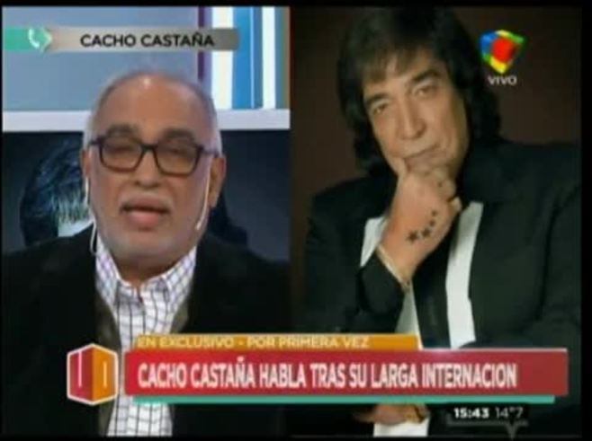 Cacho Castaña en Los unos y los otros: "Voy a poder volver a cantar"