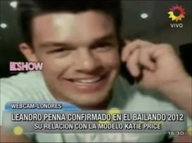 Leandro Penna y Katie Price, pareja confirmada para Bailando 2012