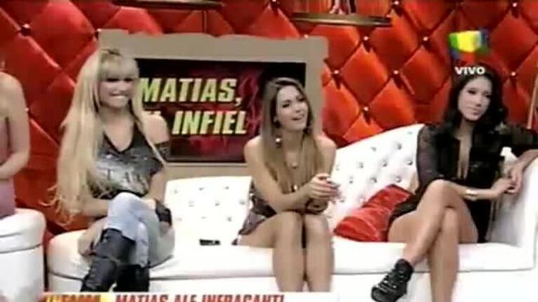 El video del picante encuentro de las dos ¿ex novias? de Matías Alé: Andrea Estévez y Celeste Muriega