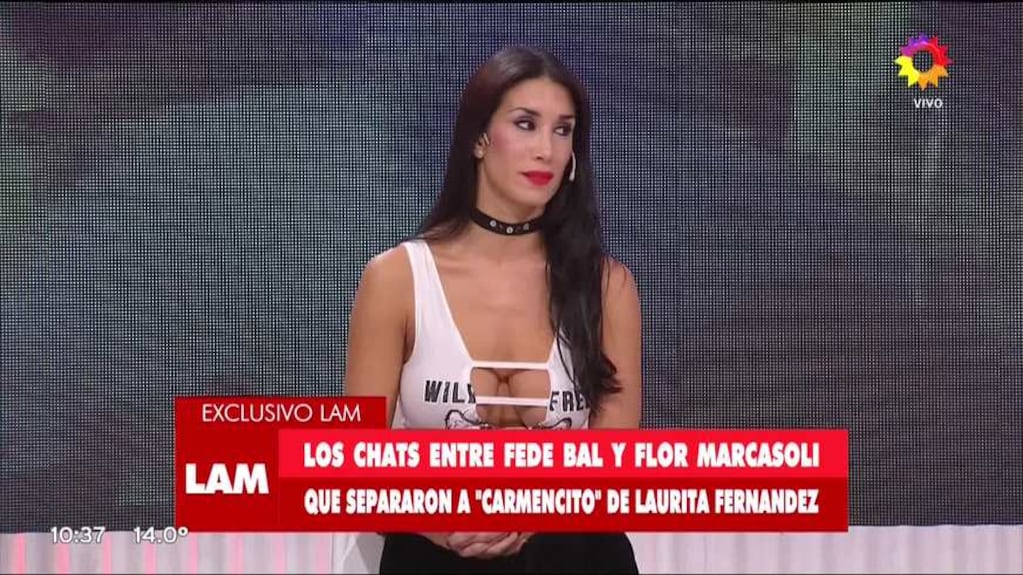 Los chats de Fede Bal y Flor Marcasoli