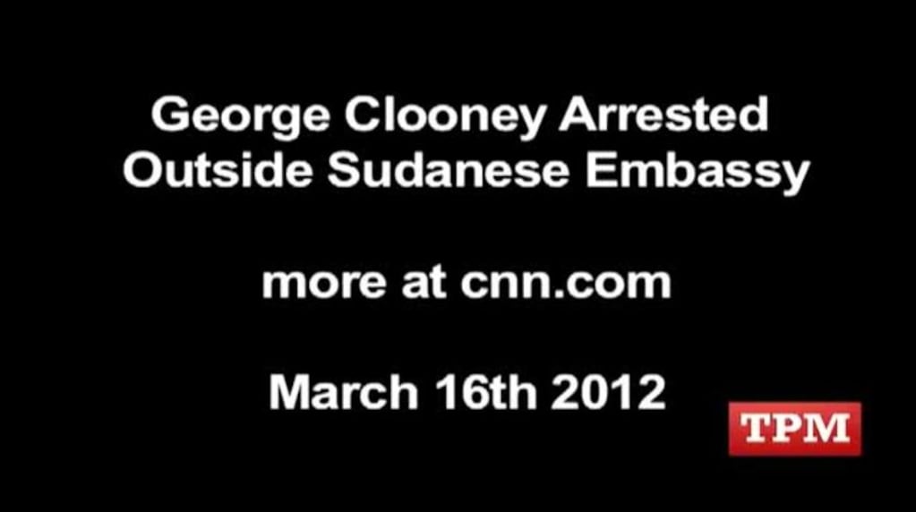 Detuvieron a George Clooney