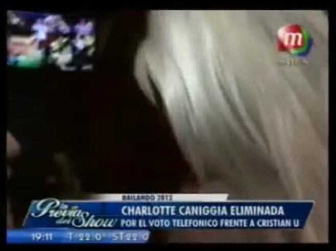 Charlotte Caniggia, tras la eliminación de Bailando 2012: "¿De qué tengo ganas ahora? ¡De tomar un shampein!