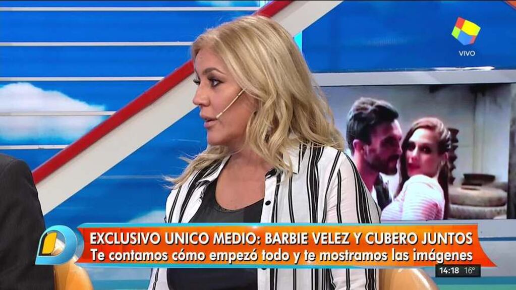 Fabián Cubero y Barbie Vélez