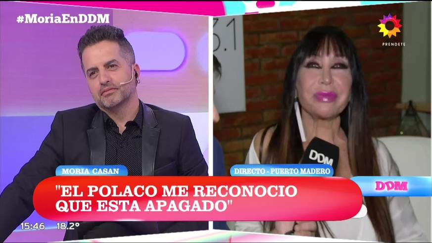 Moria Casán reveló la charla que tuvo con Fede Bal tras la separación de Laurita