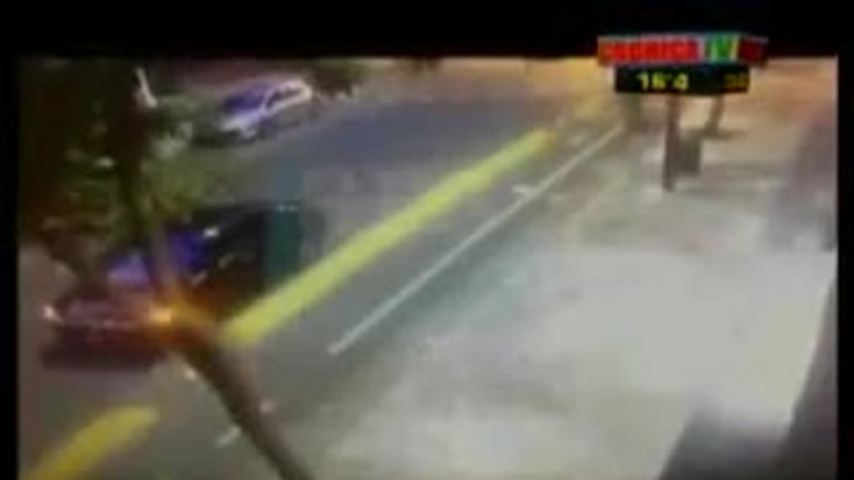 El video del accidente callejero de Marcelo Araujo según Crónica TV