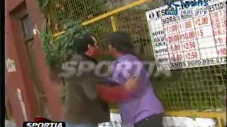 Caruso Lombardi, a las piñas en la puerta de un canal: escándalo televisado