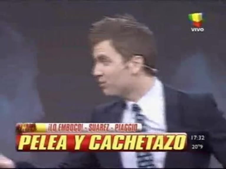 Omar Suárez y Fernando Piaggio, cara a cara después del cachetazo