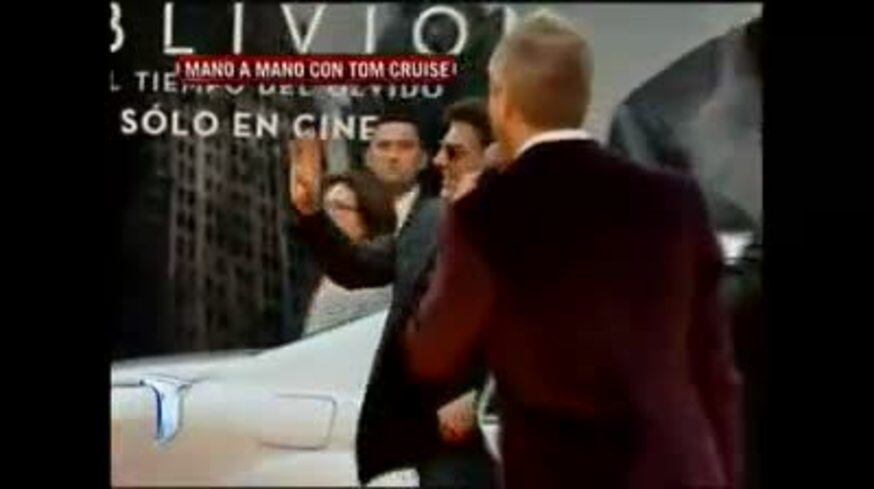 Tom Cruise presentó su nueva película en Argentina