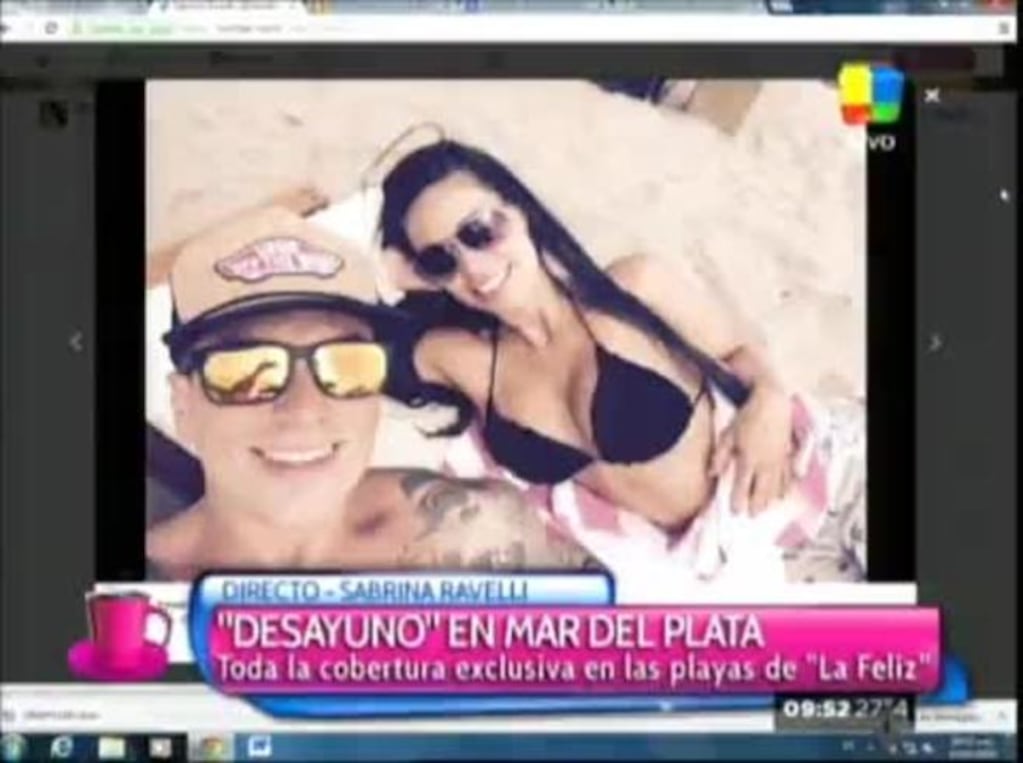 Matías Alé habló de la selfie que le provocó enojo y celos: Sabrina Ravelli en la playa con Fede Bal