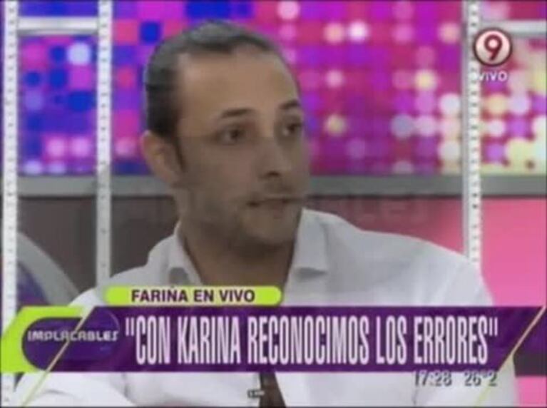 Leo Fariña y su escandalosa separación: "Hubo 4 ó 5 noches que me obnubilé y tuve un desliz"