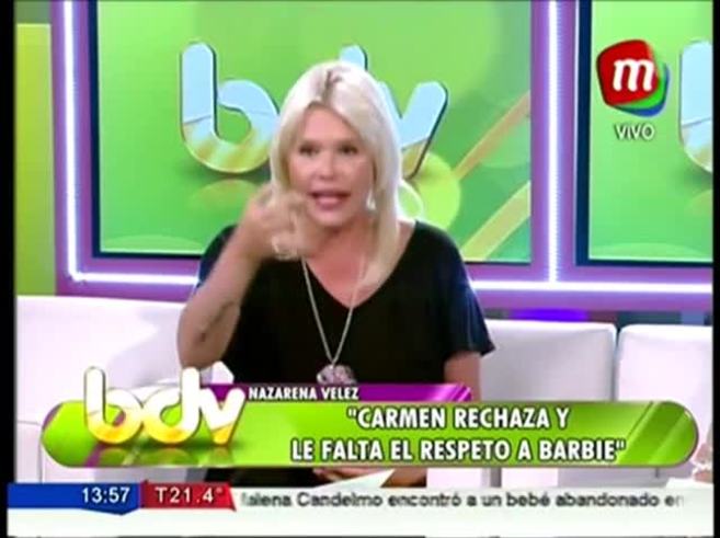Nazarena destrozó a Carmen: "Es muy mala, me gustaría que sea estúpida"