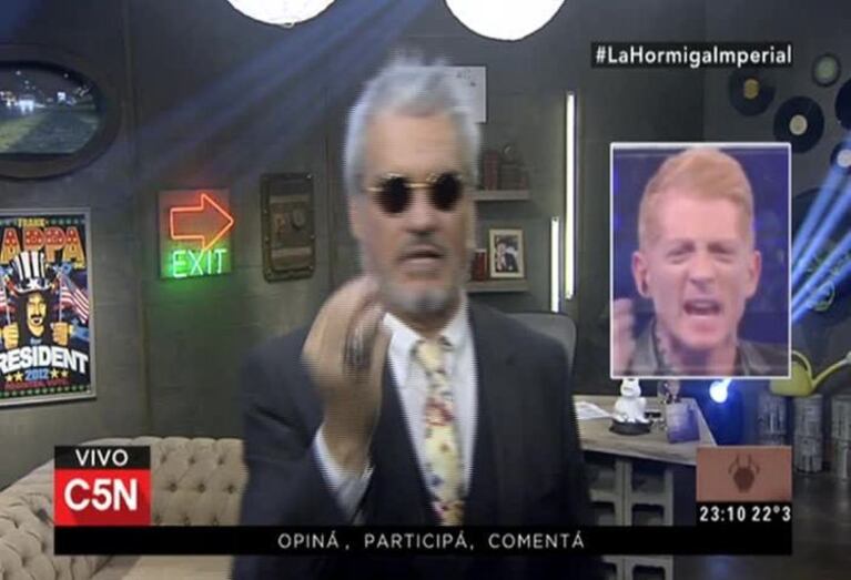 El picante mensaje de Roberto Pettinato para su exmujer