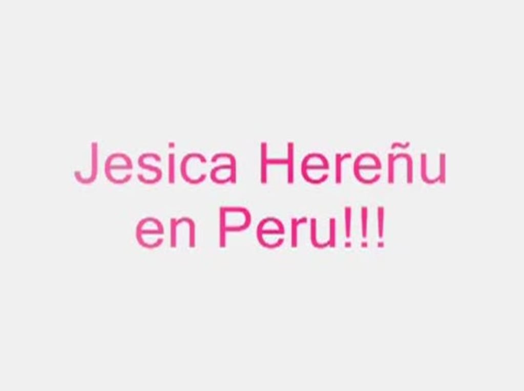 Jésica Hereñú conquista Perú: su paso por la televisión