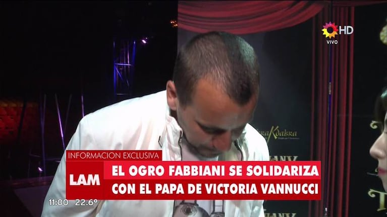El Ogro Cristian Fabbiani habló del escándalo de Victoria Vannucci
