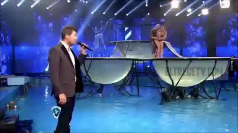 El desopilante aquadance de Manuel Navarrete y Soledad Bayona