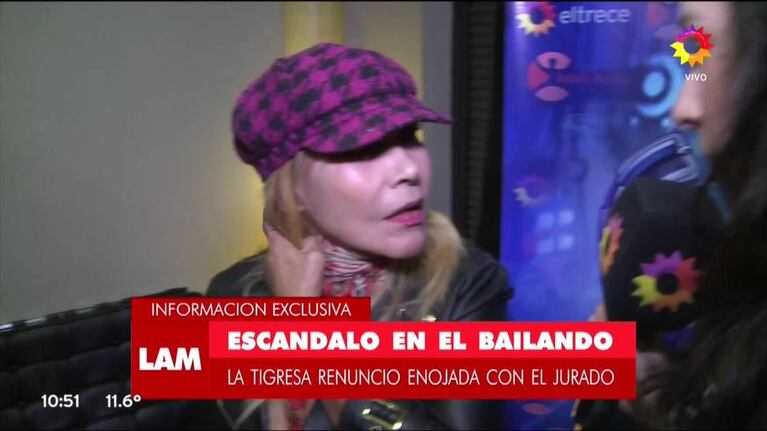 La exigencia de La Tigresa del Oriente tras renunciar en vivo a Bailando 2017