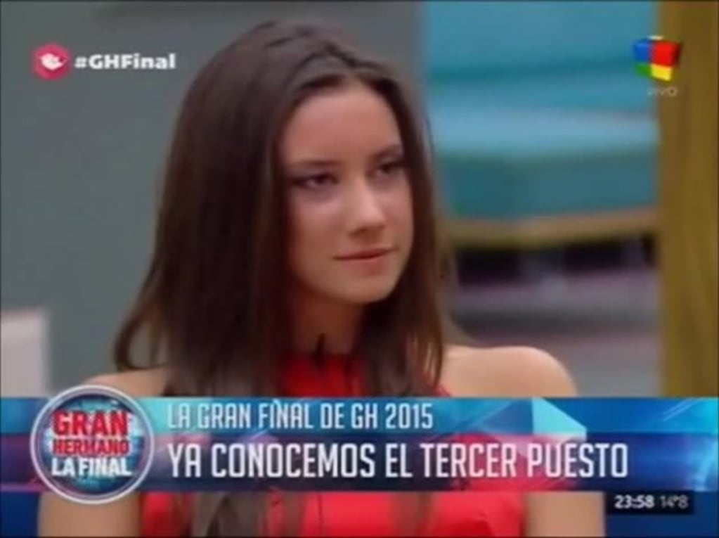 Belén quedó tercera en Gran Hermano 2015